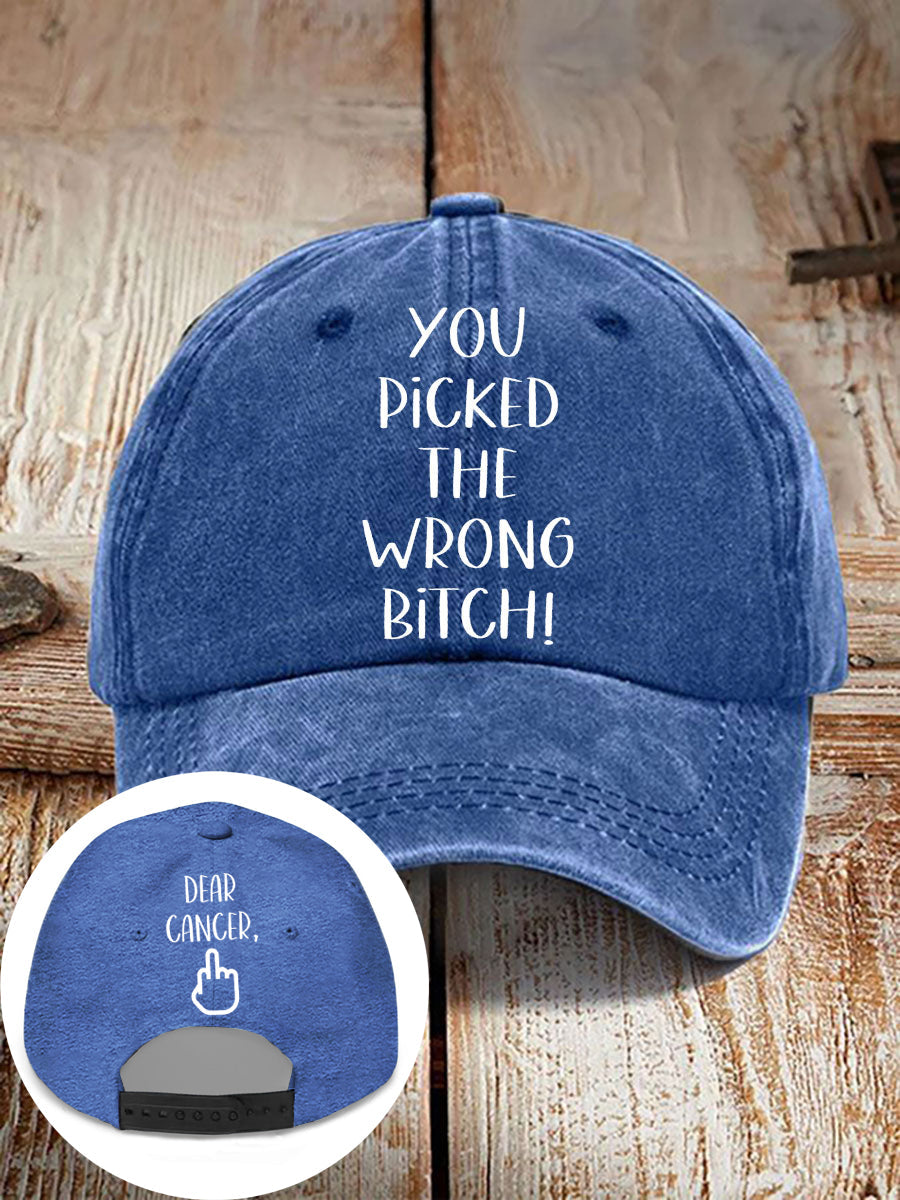 Dear cancer, you picked the wrong bitch neutral hats