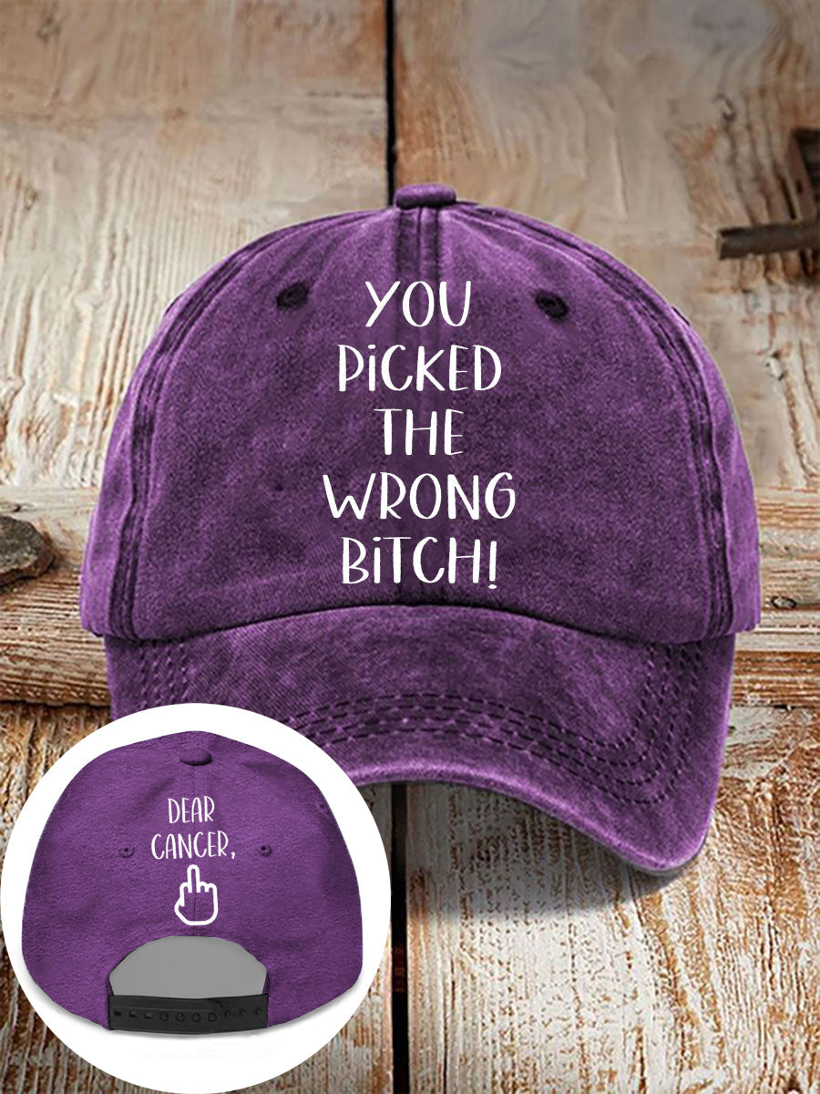 Dear cancer, you picked the wrong bitch neutral hats