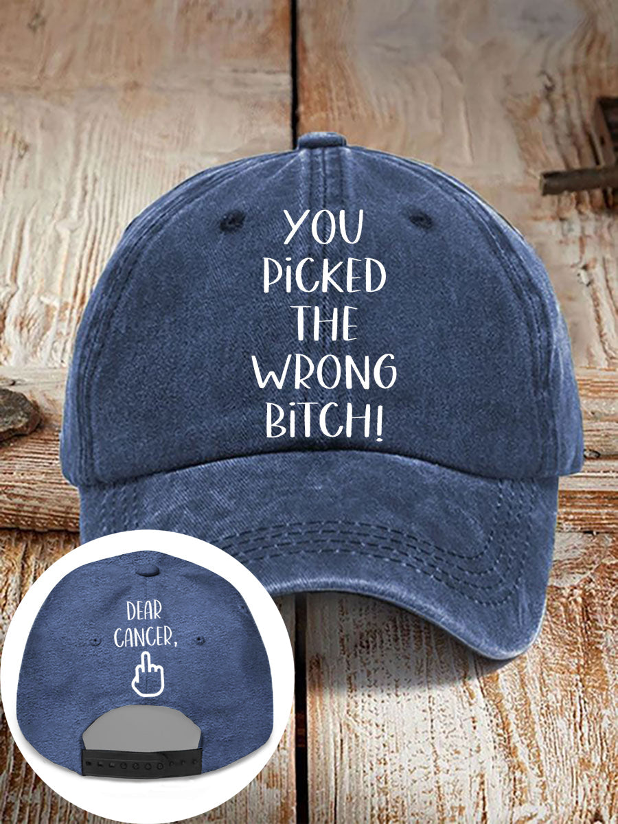Dear cancer, you picked the wrong bitch neutral hats