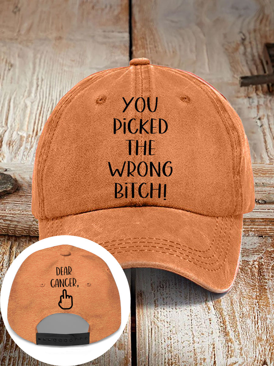 Dear cancer, you picked the wrong bitch neutral hats