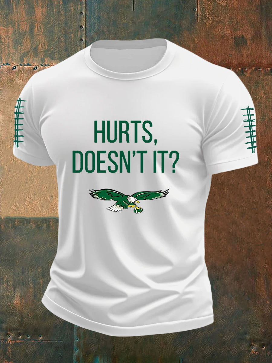 Men's Football Fans Lovers Gameday Casual Short Sleeve T-shirt