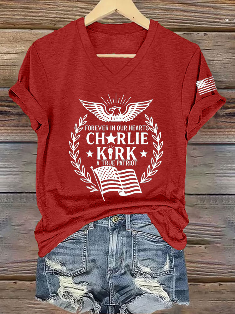 Women's R.I.P Charlie Kirk Short Sleeve T-Shirt