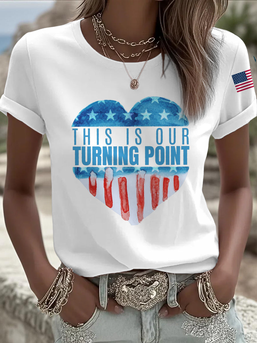 Women's This Is Our Turning Point Short Sleeve T-Shirt