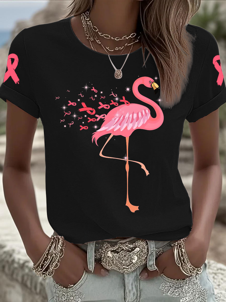 Women's breast cancer Iron On Short Sleeve T-Shirt