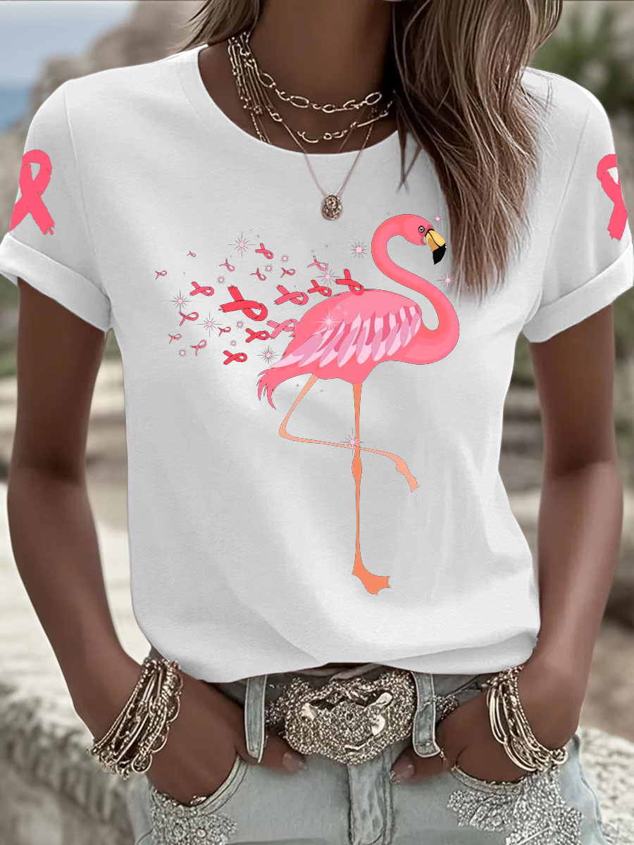 Women's breast cancer Iron On Short Sleeve T-Shirt