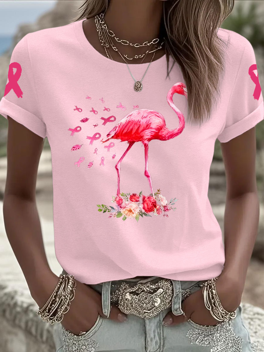 Women's breast cancer Iron On Short Sleeve T-Shirt
