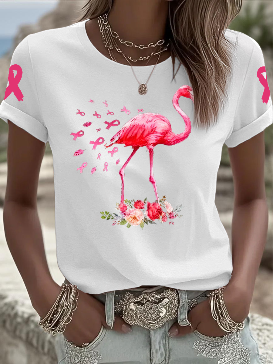 Women's breast cancer Iron On Short Sleeve T-Shirt