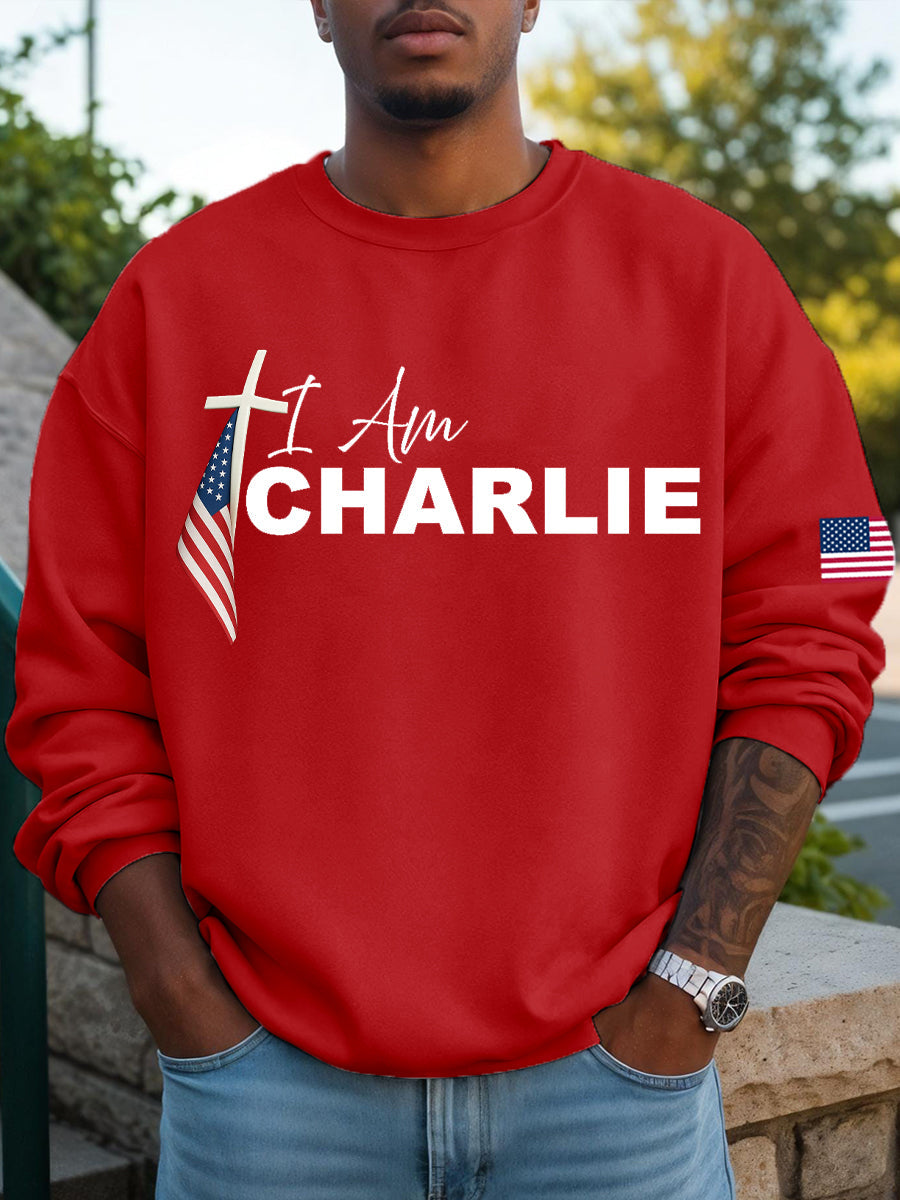 Men's I Am Charlie Print Sweatshirt
