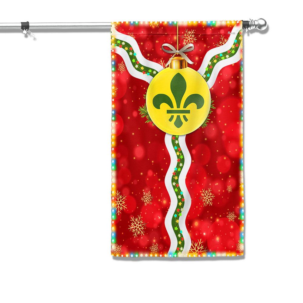 St Louis Missouri State Christmas Flag - Liberish