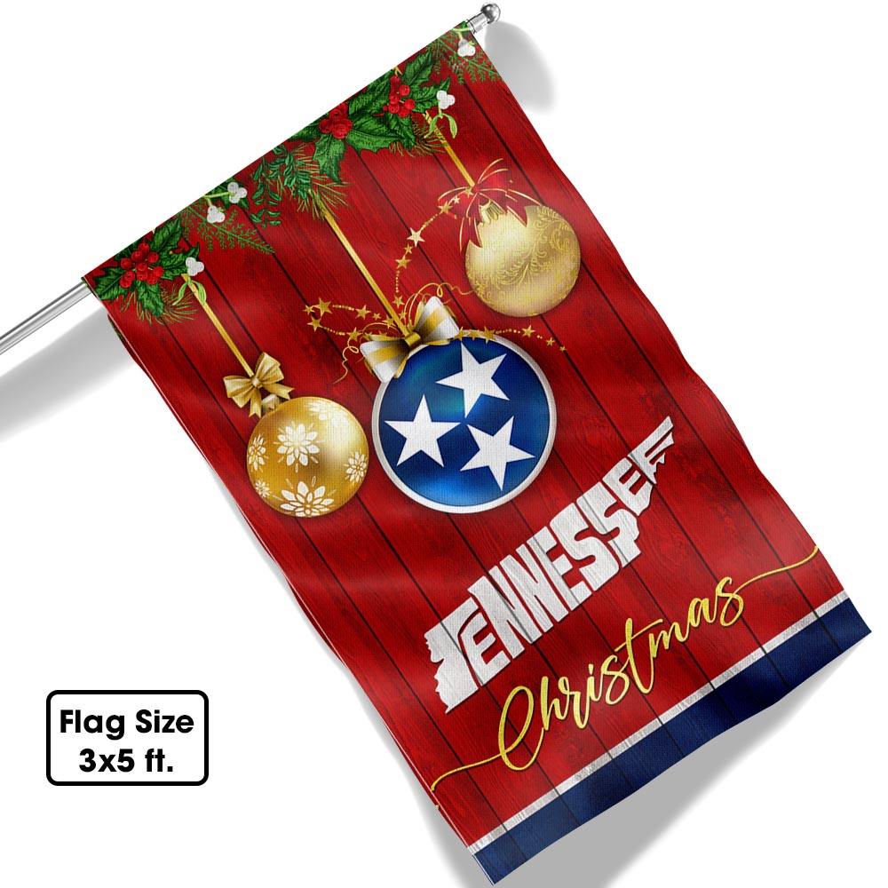 Tennessee Christmas Flag Christmas 2025 - Liberish