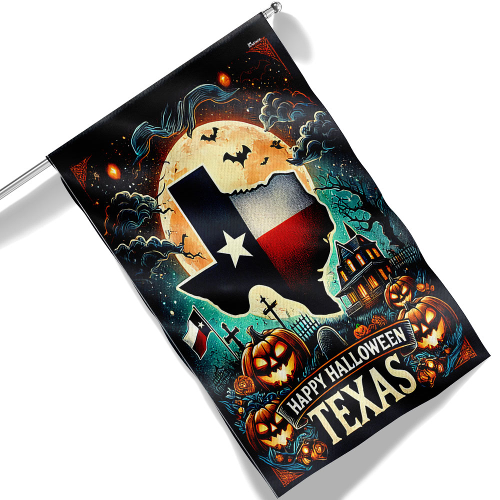 Texas Halloween Flag - Liberish