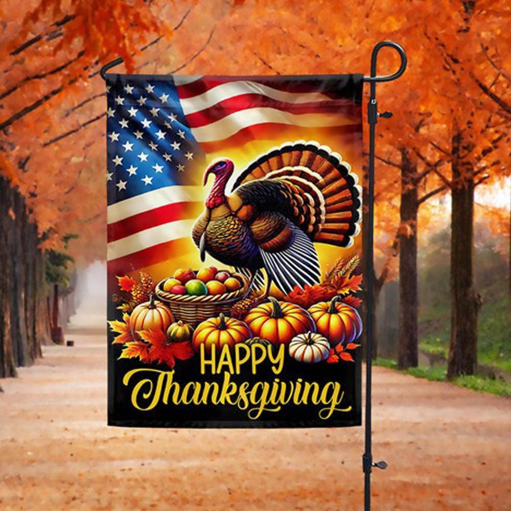 Thanksgiving Turkey American Flag Gift For Friends and Family on Thanksgiving Day - Liberish