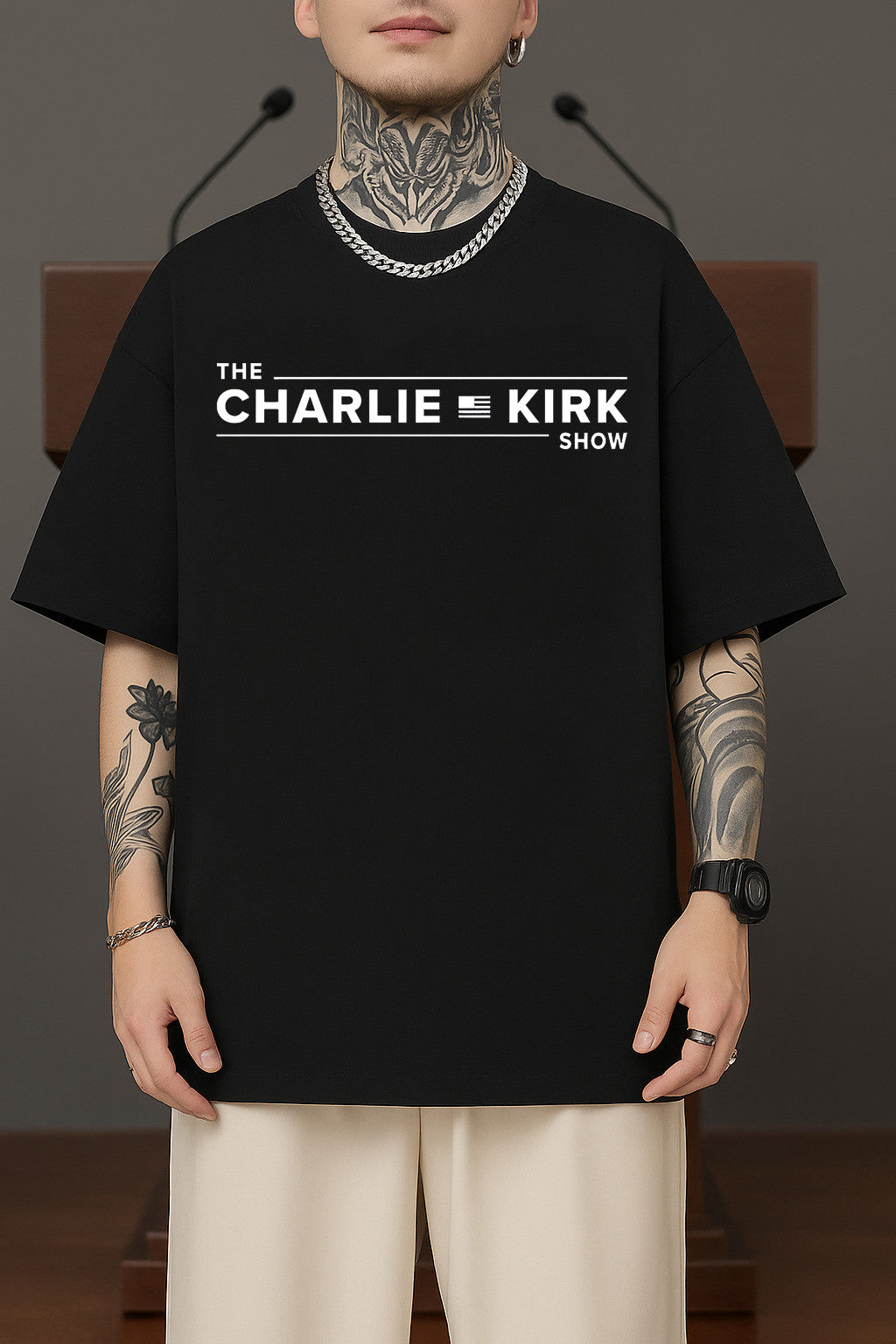 The Charlie Kirk Show T-Shirt Charlie Kirk Shooters Shirt Gift For Supporters