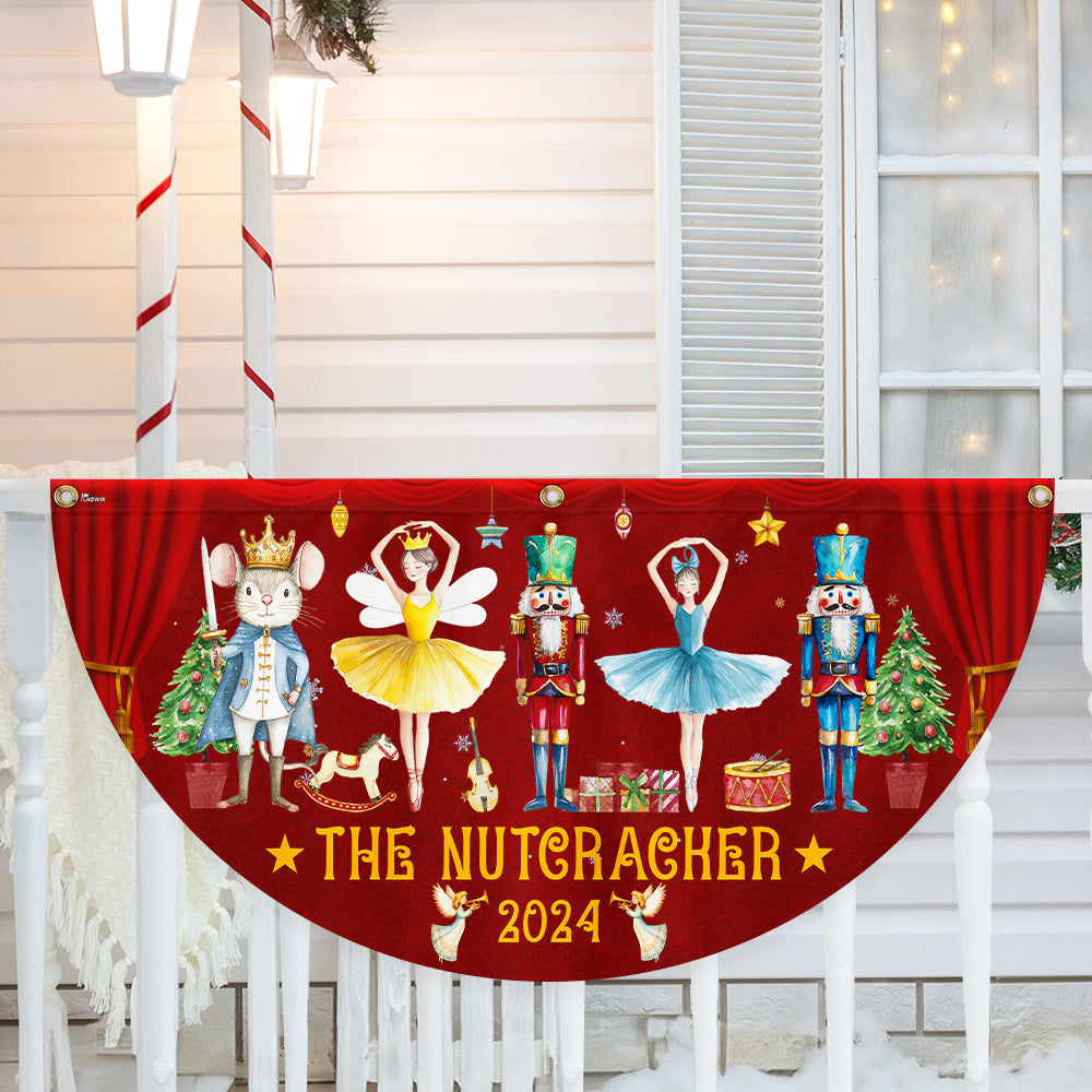 The Nutcracker 2024 Nutcracker Ballet Christmas Non Pleated Fan Flag - Liberish