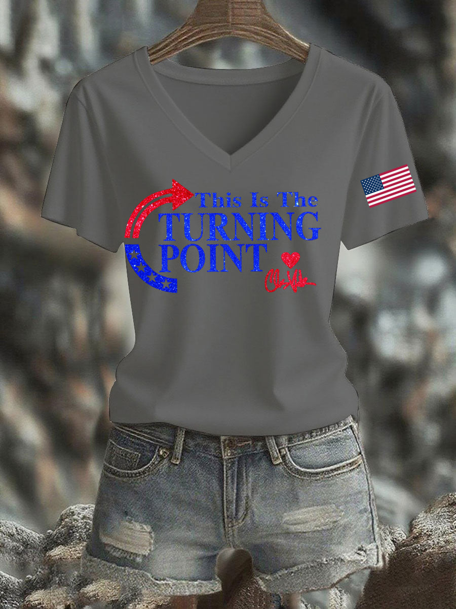 This Is The Turning Point T-Shirt Charlie Kirk Memorial Merch – Rinova Print