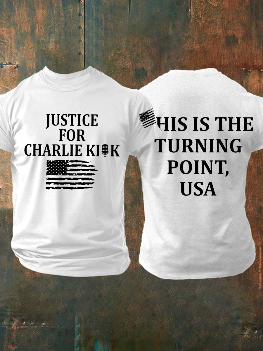 This Is The Turning Point T-Shirt Charlie Kirk Memorial Merch