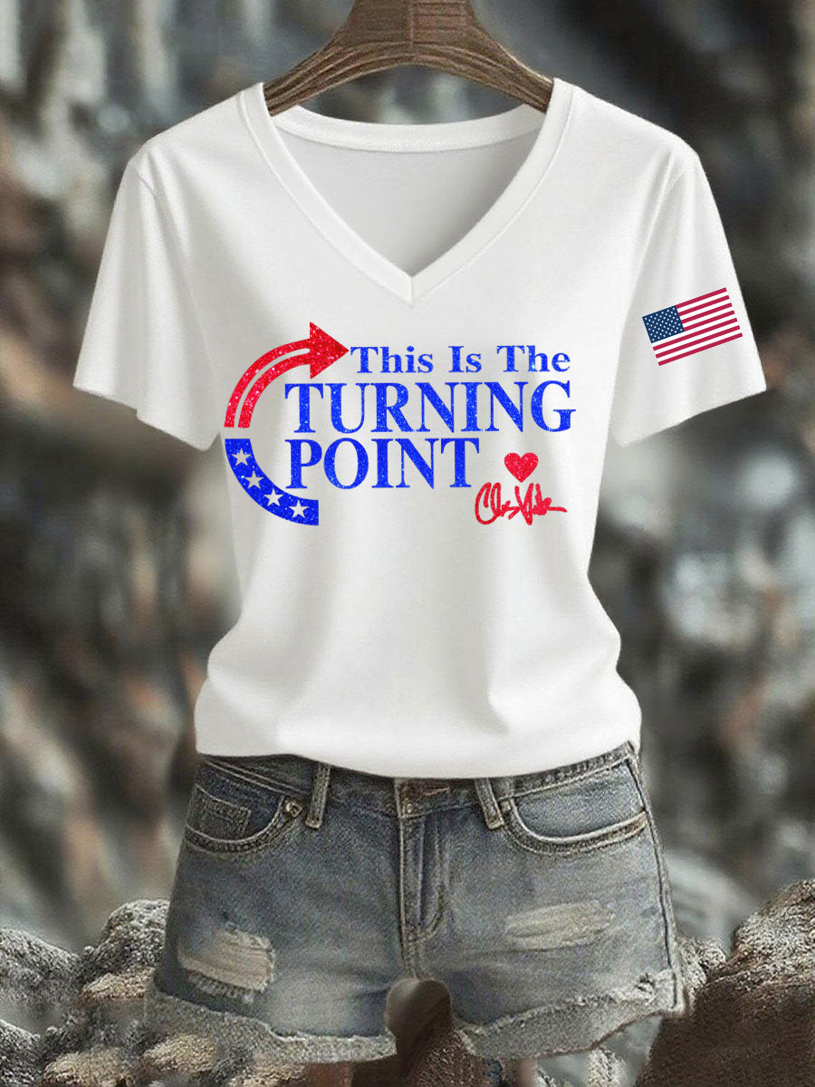 This Is The Turning Point T-Shirt Charlie Kirk Memorial Merch – Rinova Print