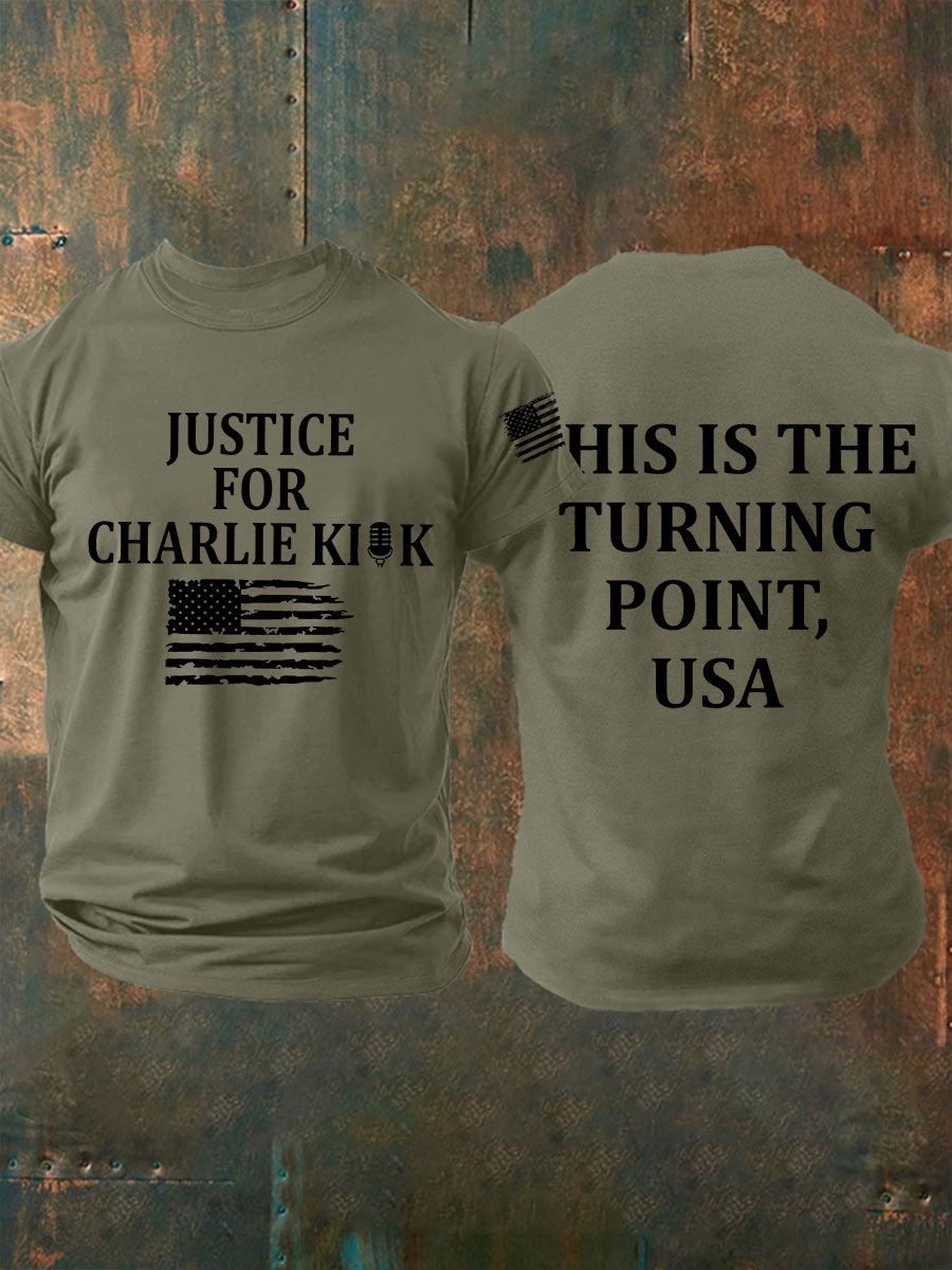 This Is The Turning Point T-Shirt Charlie Kirk Memorial Merch