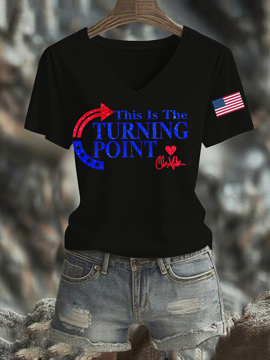 This Is The Turning Point T-Shirt Charlie Kirk Memorial Merch – Rinova Print