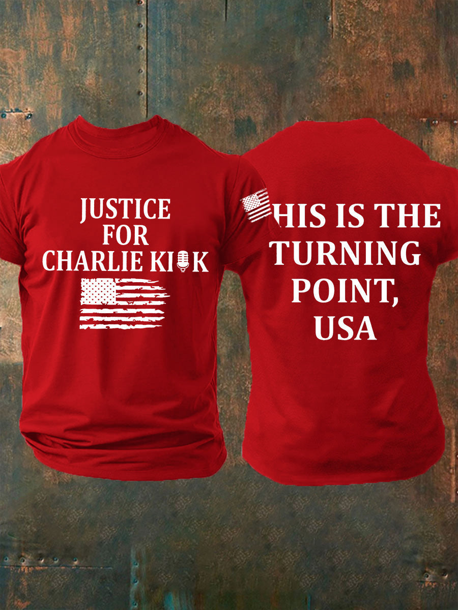 This Is The Turning Point T-Shirt Charlie Kirk Memorial Merch
