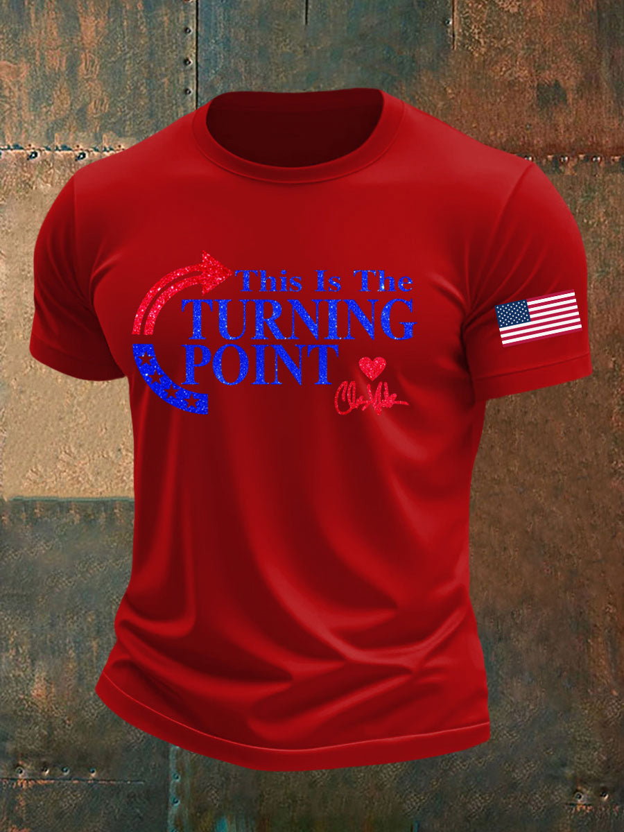 This Is The Turning Point T-Shirt Charlie Kirk Memorial Shirt – Rinova Print