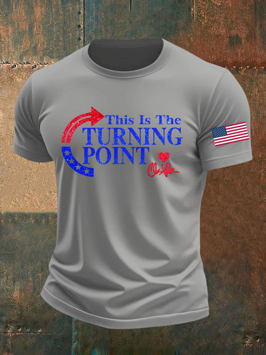 This Is The Turning Point T-Shirt Charlie Kirk Memorial Shirt – Rinova Print