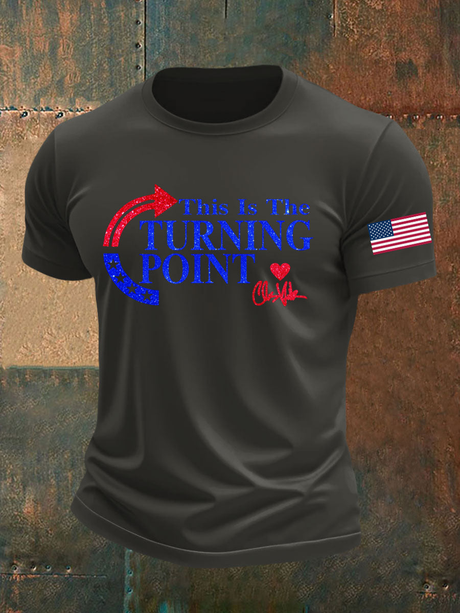 This Is The Turning Point T-Shirt Charlie Kirk Memorial Shirt – Rinova Print