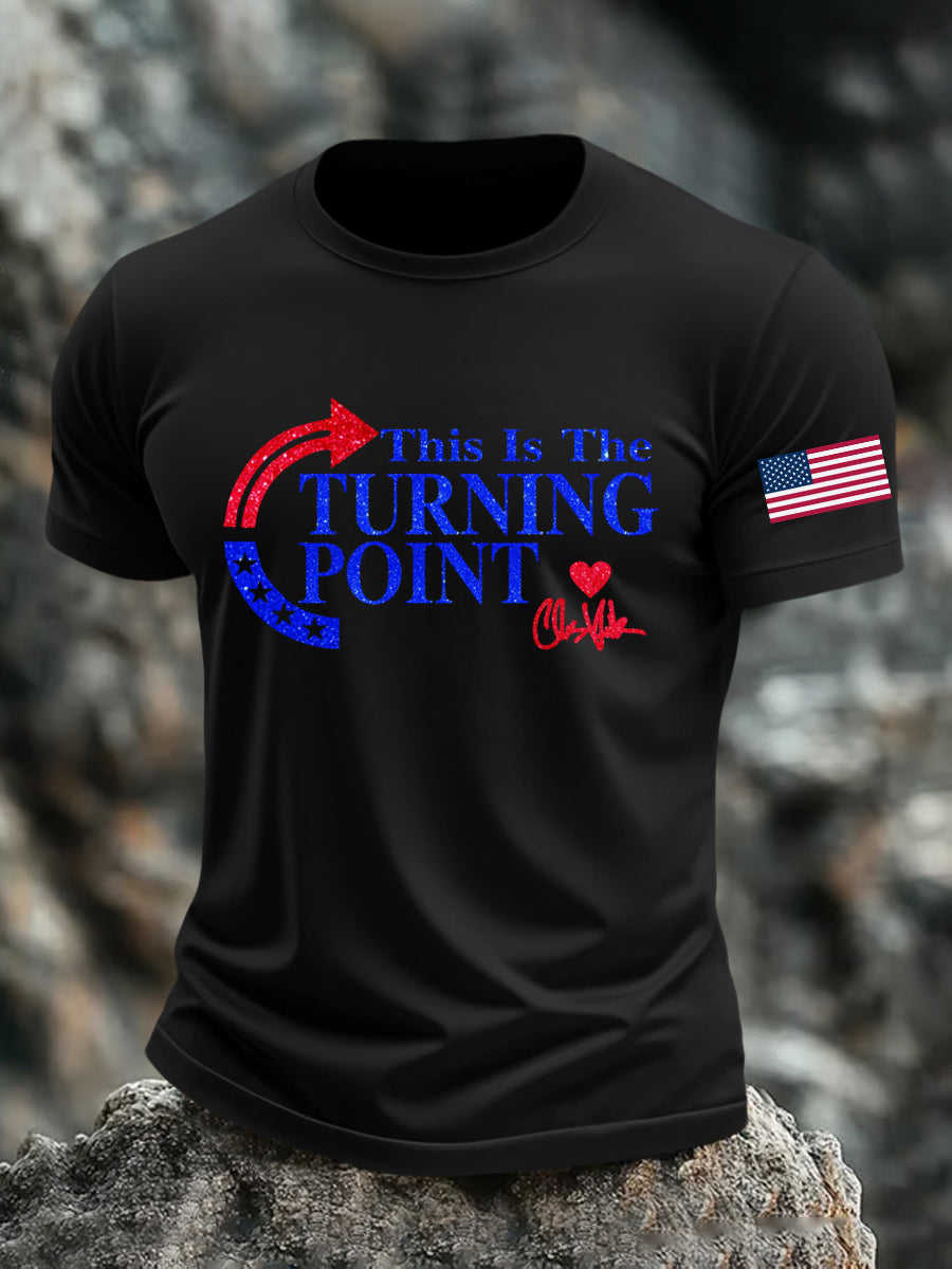 This Is The Turning Point T-Shirt Charlie Kirk Memorial Shirt – Rinova Print