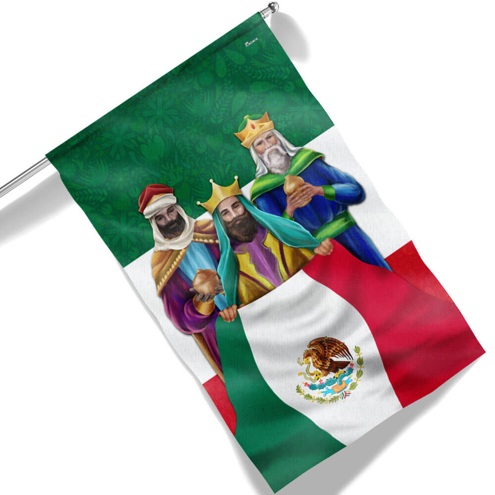 Three Kings Mexico Mexican Flag - Liberish