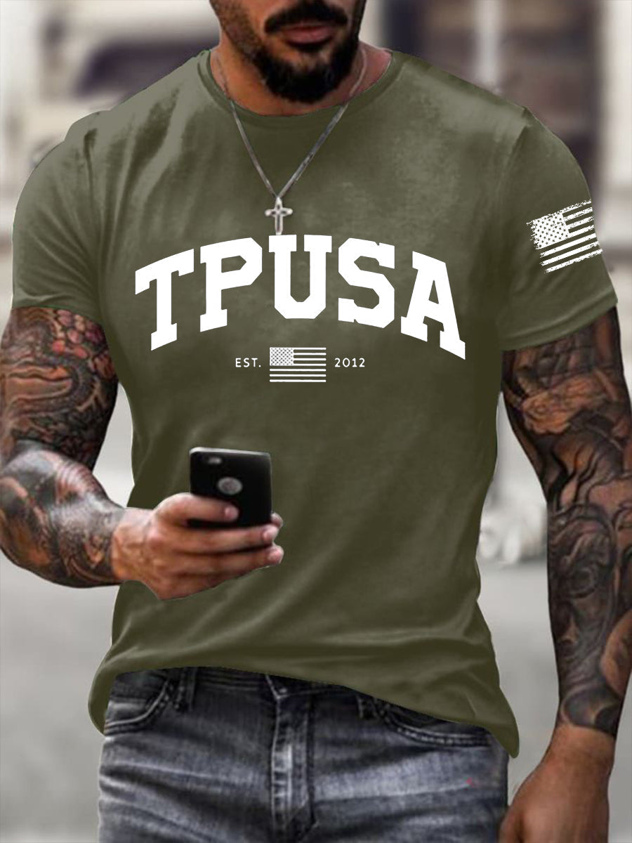 Tpusa T-Shirt Charlie Kirk Memorial Shirt