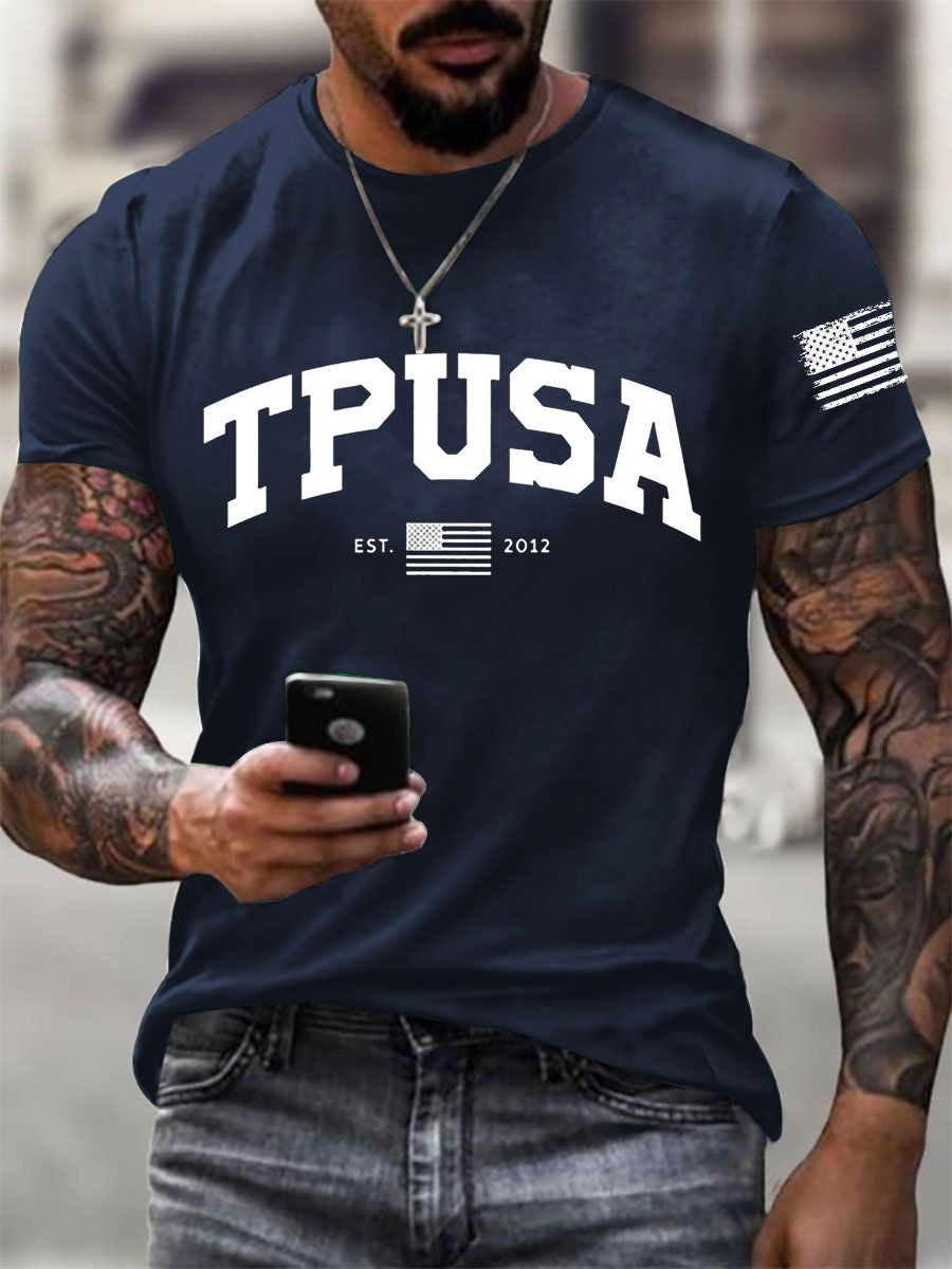 Tpusa T-Shirt Charlie Kirk Memorial Shirt