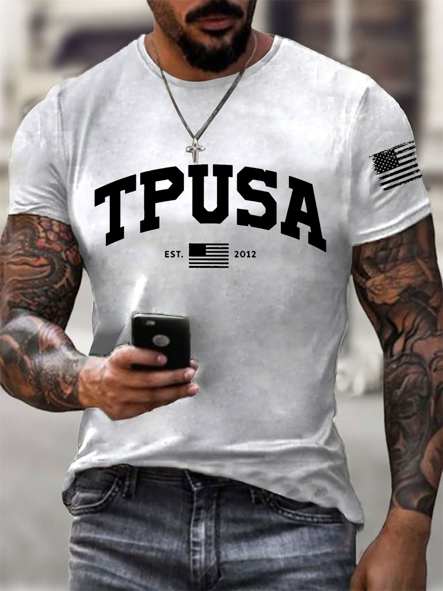 Tpusa T-Shirt Charlie Kirk Memorial Shirt
