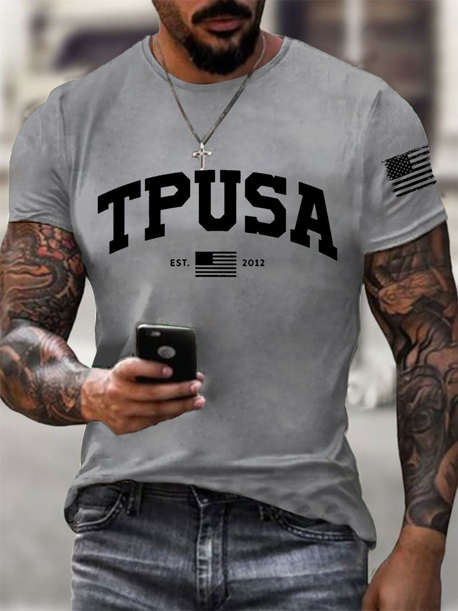 Tpusa T-Shirt Charlie Kirk Memorial Shirt