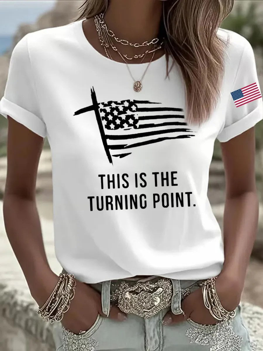Turning Point Charlie Kirk T-shirt This Is The Turning Point Charlie Kirk Merchandise - Liberish