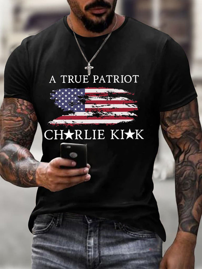 Turning Point Rip T-Shirt Charlie Kirk Freedom Tshirt Charlie Kirk Gear