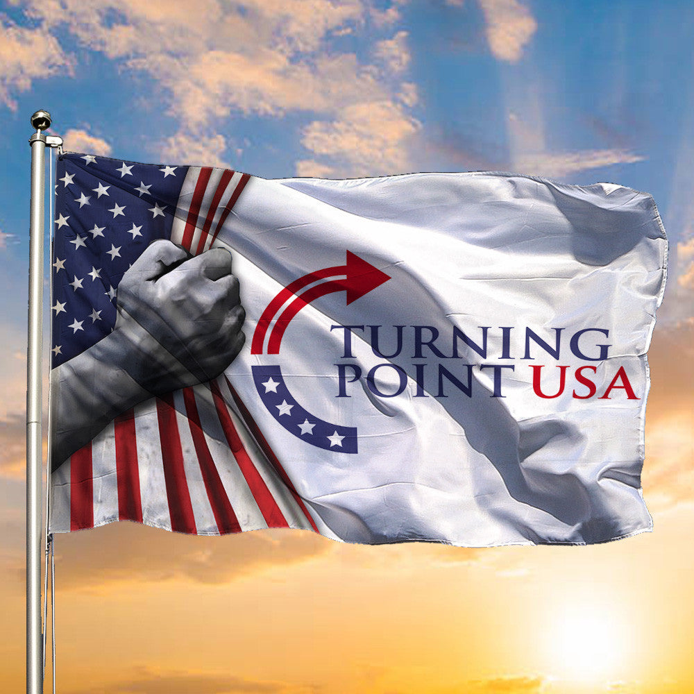Turning Point USA Flag Inside American Charlie Kirk Flag Charlie Kirk Merchandise Home Decor - Liberish
