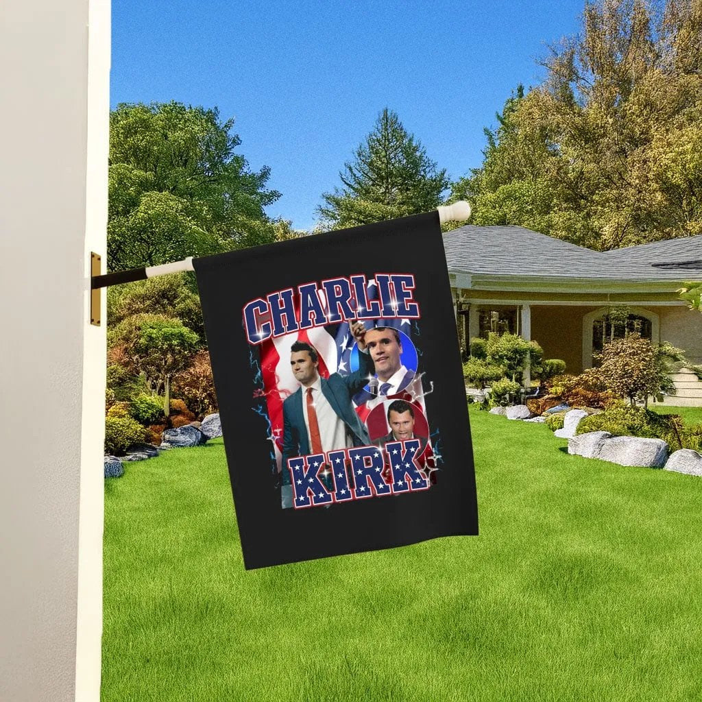 Turning Point USA Merch Flag American Charlie Kirk Proud Merch For Outdoor Decor - Liberish