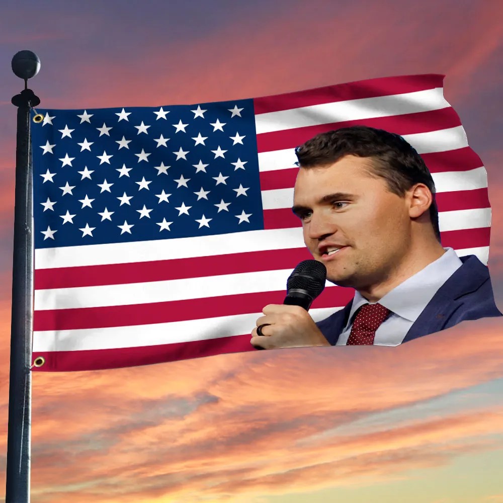 Turning Point USA Merch Flag Charlie Kirk Freedom USA Logo Merch Gift For Patriotics - Liberish