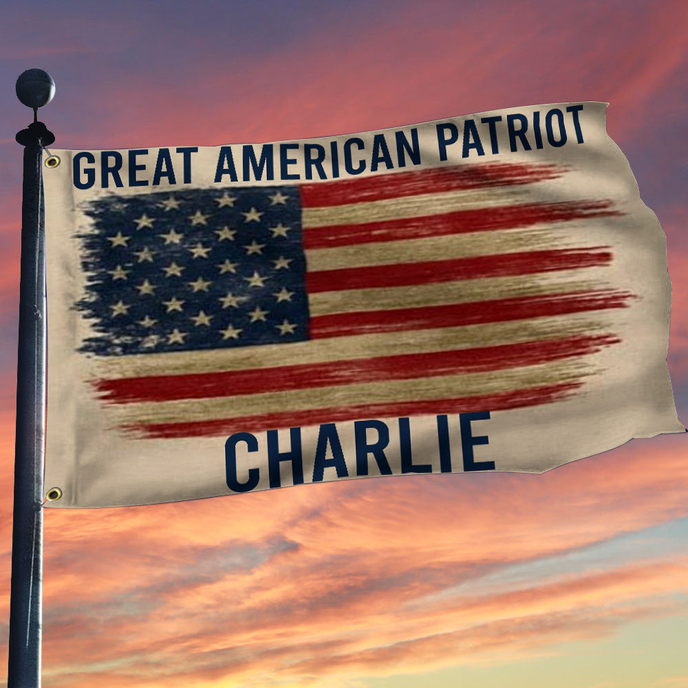 Turning Point USA Merch Great American Patriot Flag Best Charlie Kirk Proud Gifts - Liberish