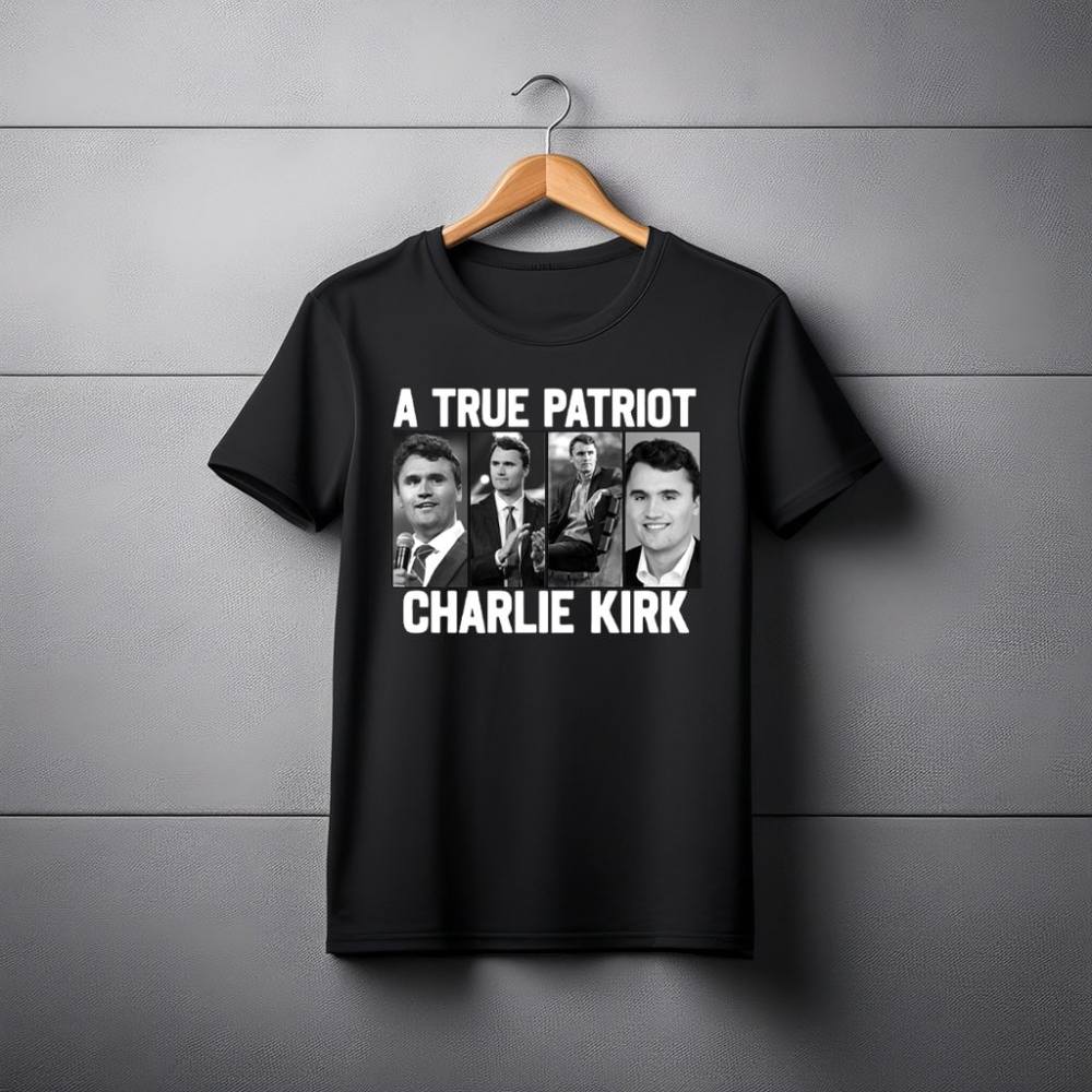 Turning Point USA Merch T-shirt A True Patriot Charlie Kirk Best Justice Outfits - Liberish