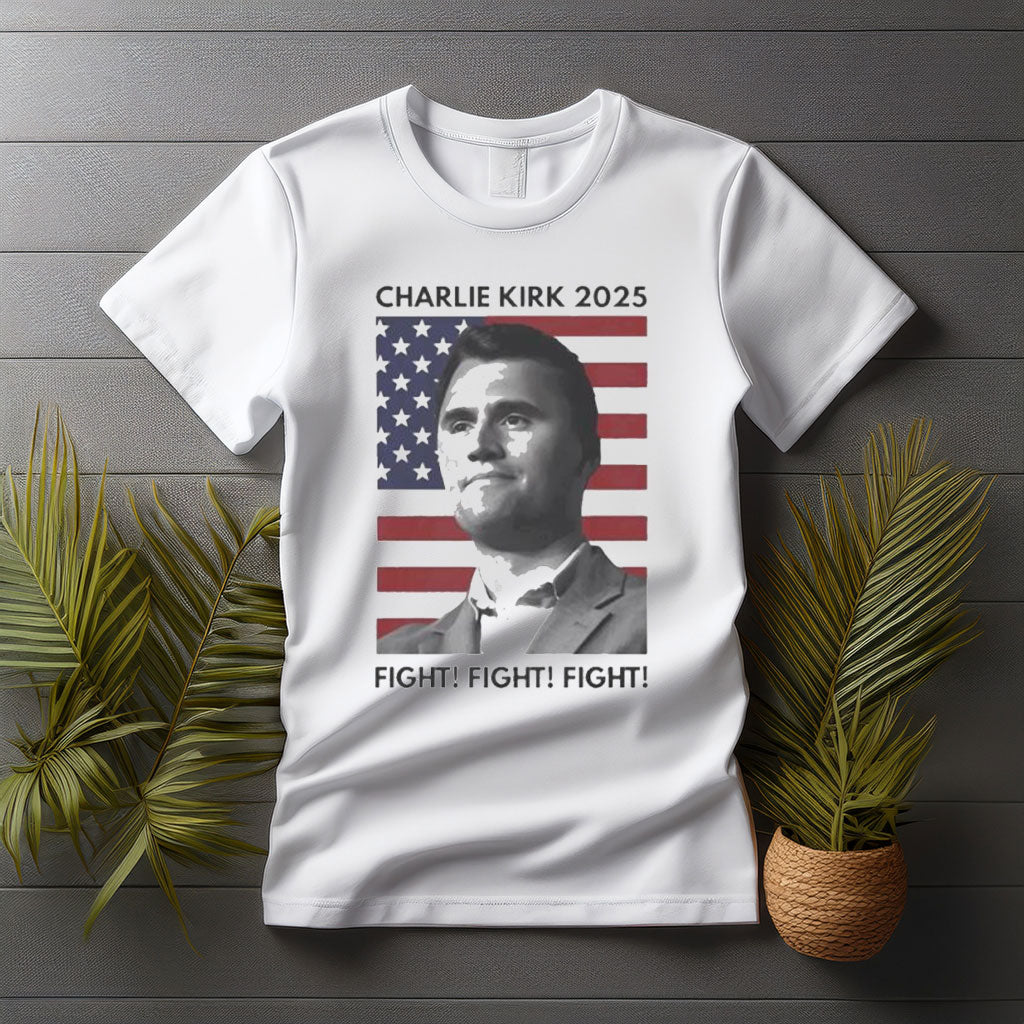 Turning Point USA Merch T-shirt USA Charlie Kirk 2025 Cool Patriotic Gift For Justice Believers - Liberish