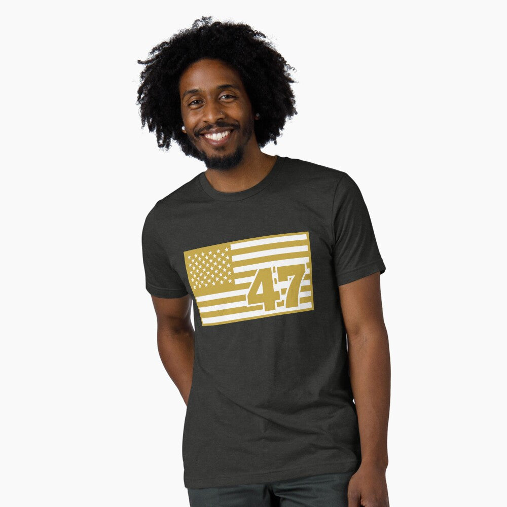 Turning Point USA Shirt USA 47 T-Shirt Charlie Kirk Merch Gifts For Supporters