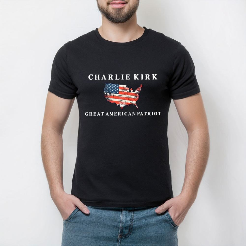 Turning Point USA T-shirt Charlie Kirk Great American Patriot Best Proud Gifts For Him - Liberish