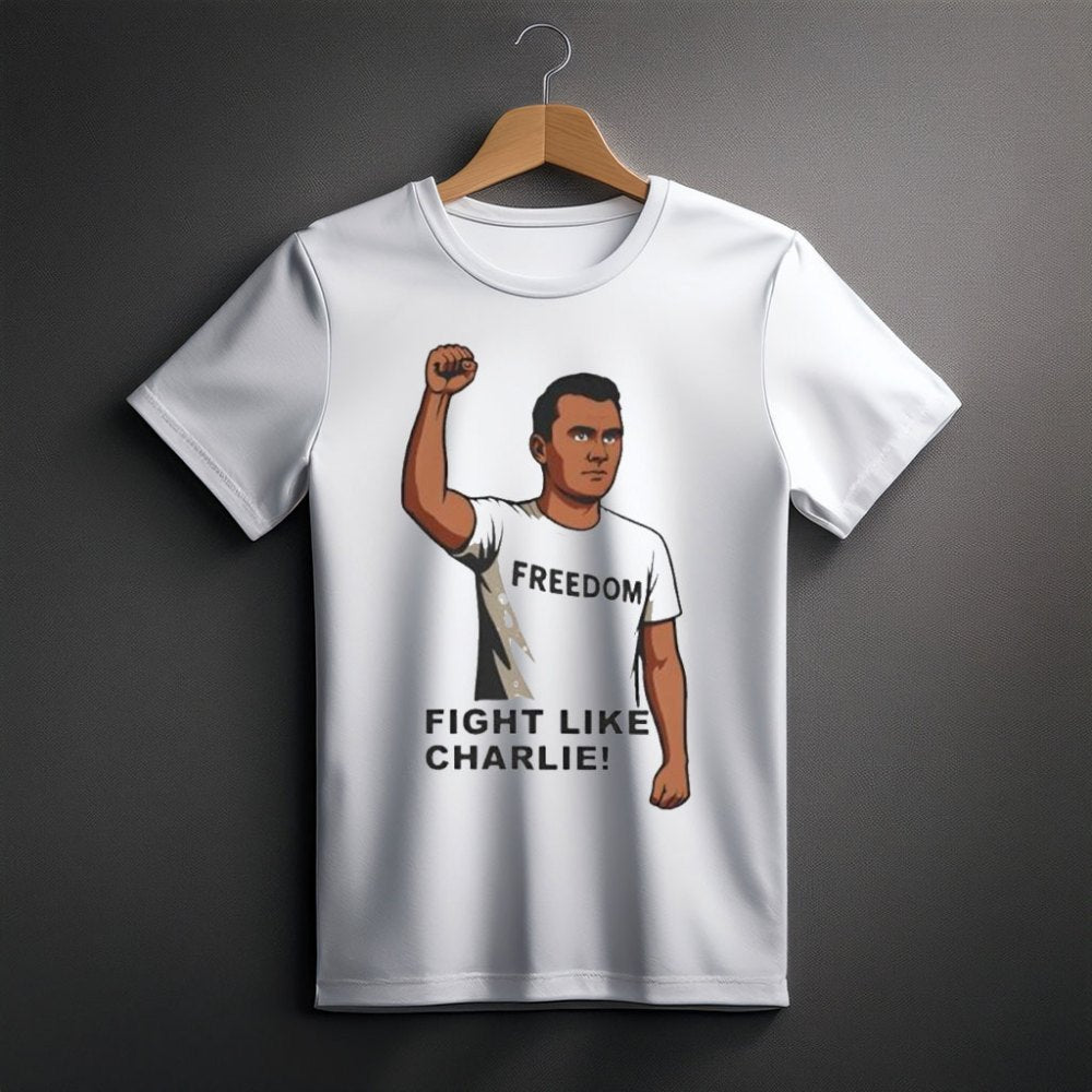 Turning Point USA T-shirt Fight Like Charlie Kirk Best Proud Present For Patriotics - Liberish
