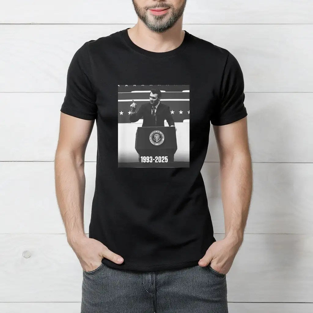 Turning Point USA T-shirt Standing For Charlie Kirk 2025 Unique Proud Present - Liberish
