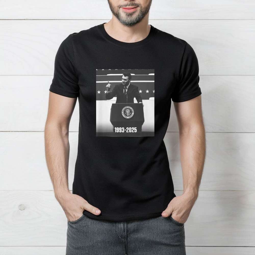 Turning Point USA T-shirt Standing For Charlie Kirk 2025 Unique Proud Present - Liberish