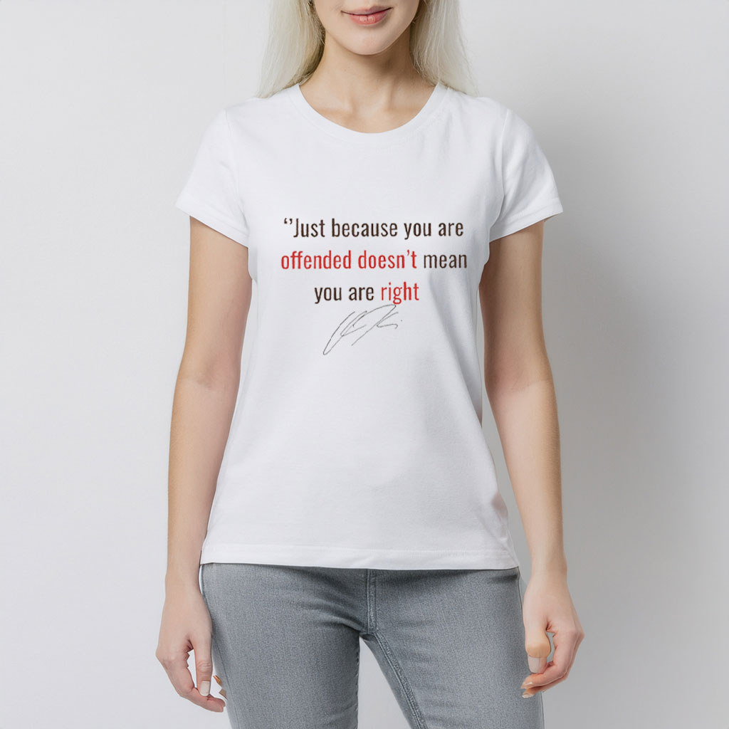 Turning Point USA T-shirt You are offended Doesn't Mean You Are Right Charlie Kirk Merch - Liberish