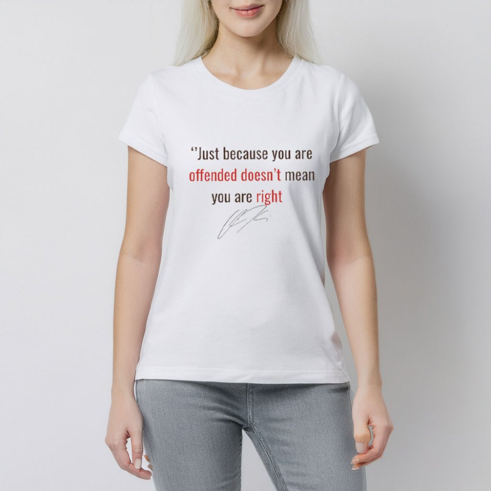 Turning Point USA T-shirt You are offended Doesn't Mean You Are Right Charlie Kirk Merch - Liberish