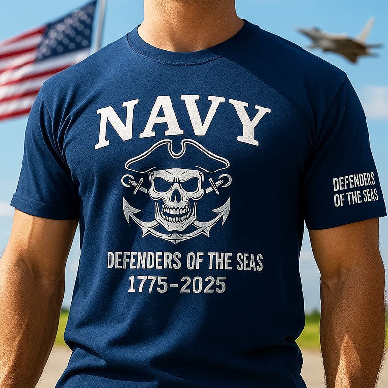 U.S. Navy 250th Anniversary T-shirt Gift For Patriotic, Military, Proud Military Navy - Liberish
