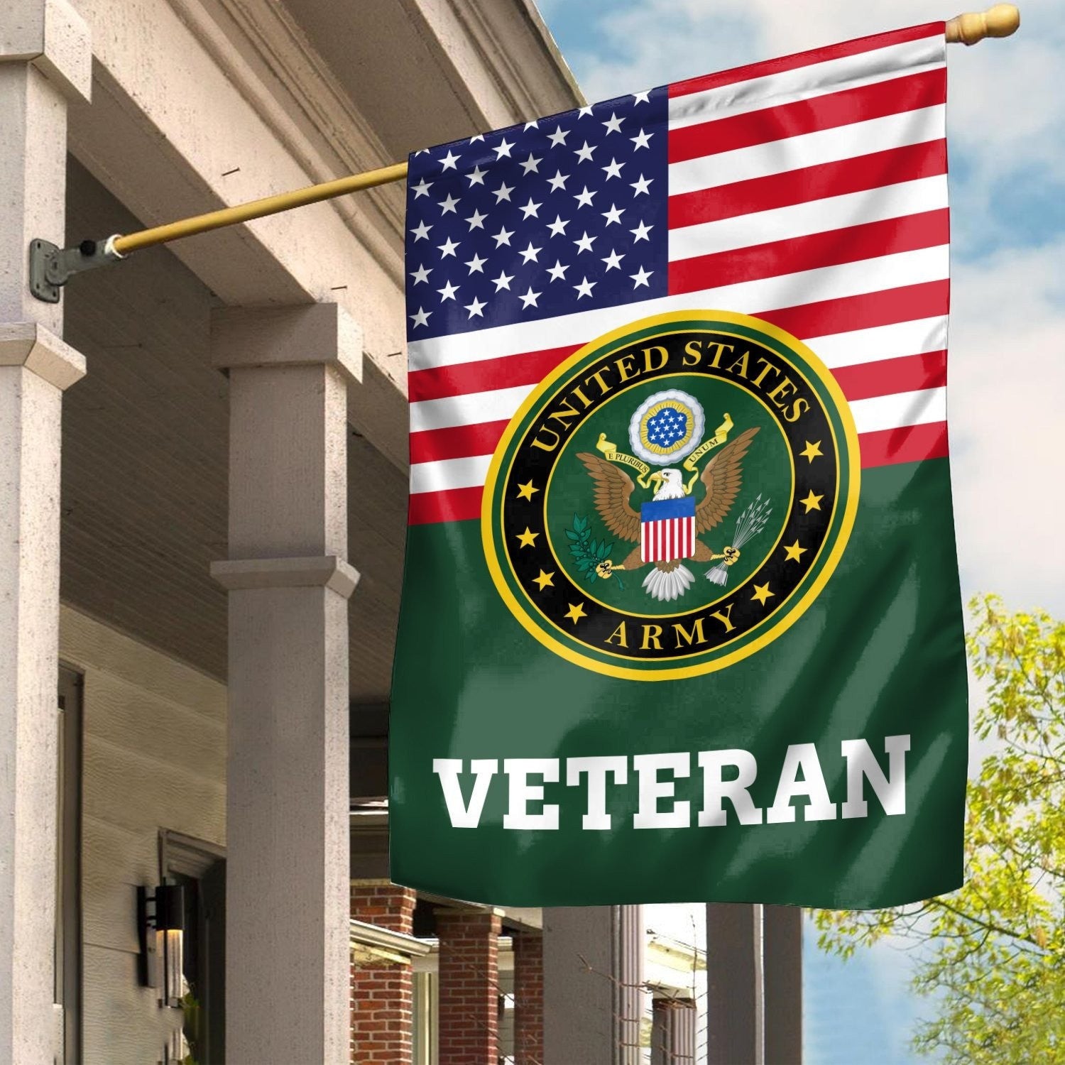 US Army Veteran Flag American Flag Patriotic Gifts For Army - Liberish